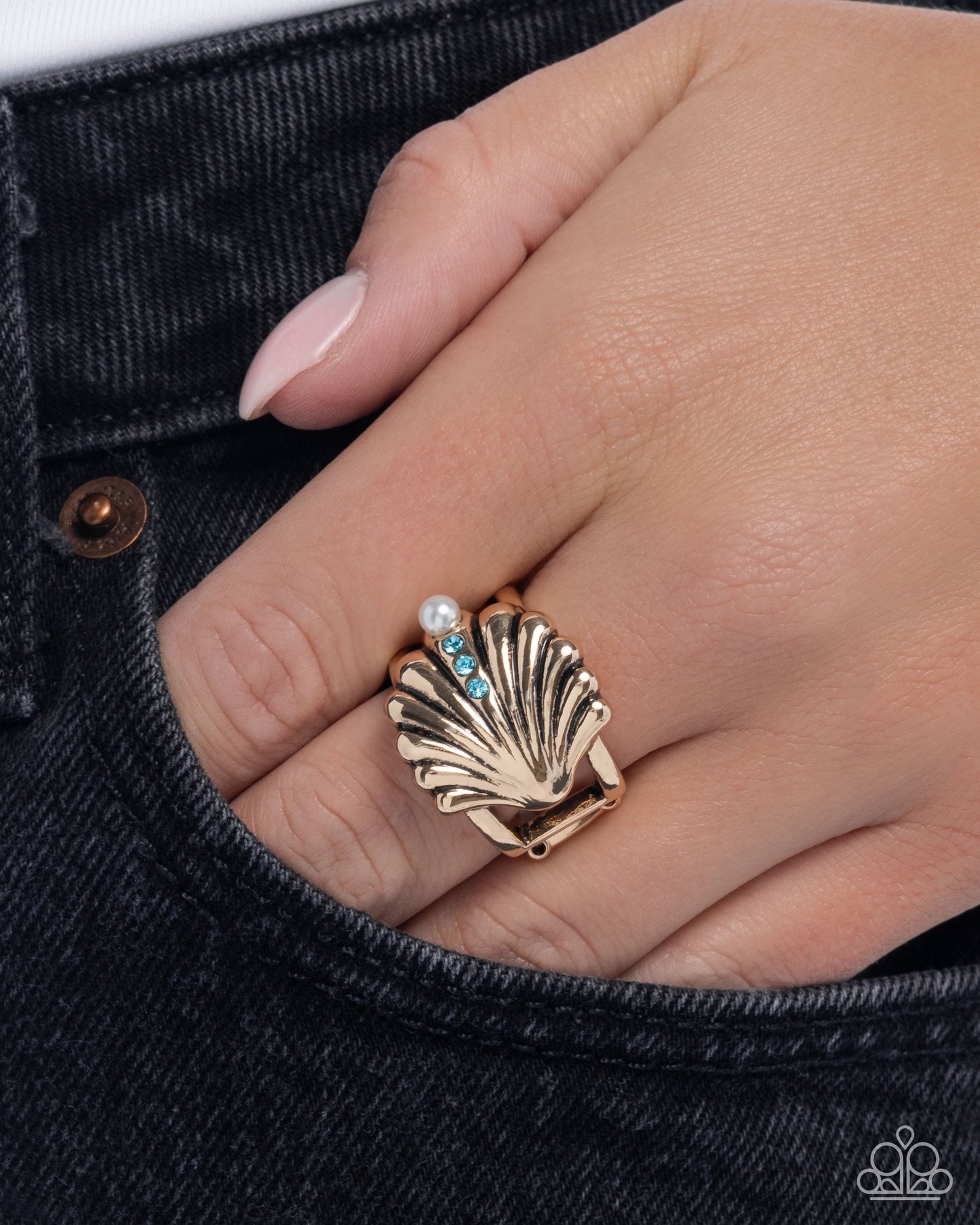 Seashell Side - Blue