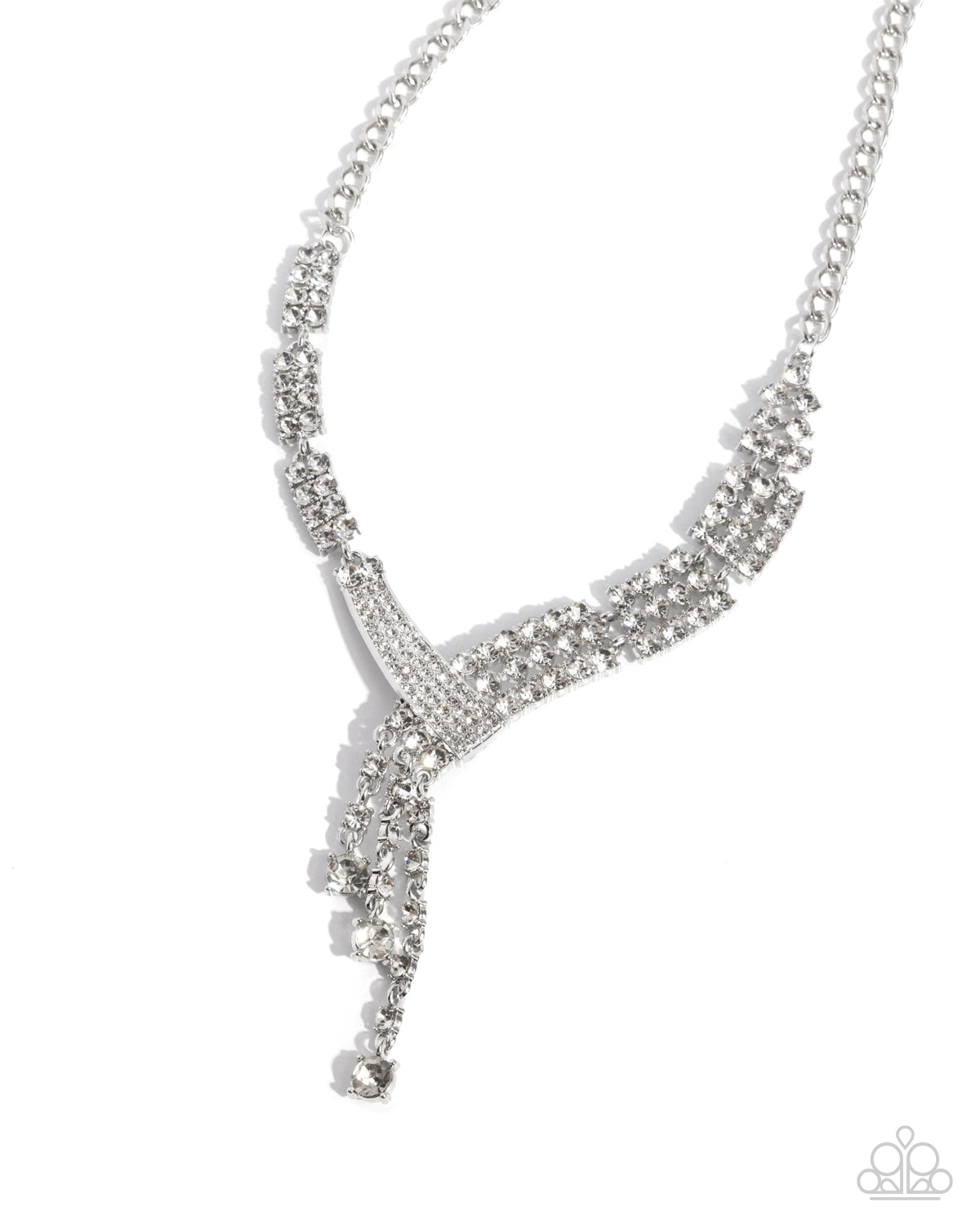 Diagonal Dazzle - White