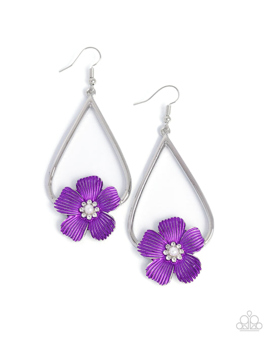 Tropical Teardrop - Purple