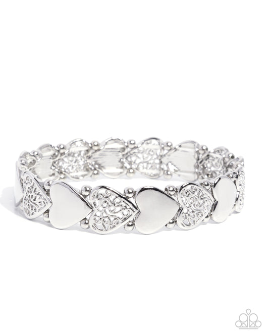 Handcrafted Heartthrob - Silver