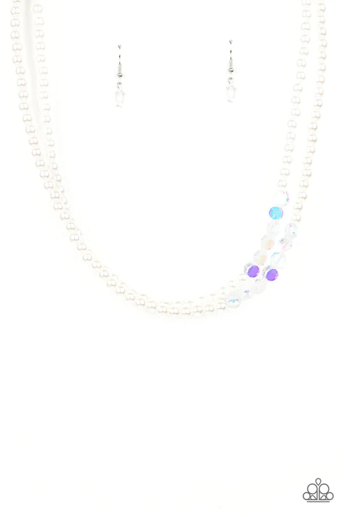 Poshly Petite White Necklace