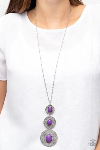 Talisman Trendsetter Purple Necklace