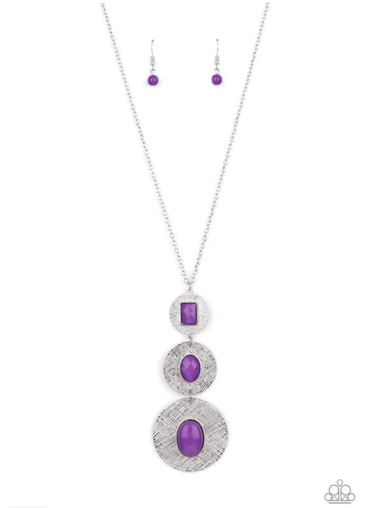 Talisman Trendsetter Purple Necklace